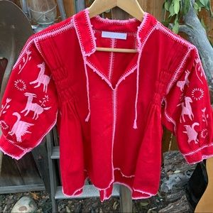 Carolina K Embroidered Top